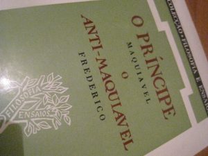O PRÍNCIPE (MAQUIAVEL)-O ANTI-MAQUIAVEL (FREDERICO)