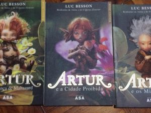 Artur, Luc Besson, colecção de 3 livros