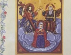 Rosas brancas e vermelhas Para um rosário jubilal