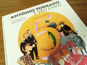 E Vão Cinco de António Torrado; Ilustração: João Pedro Lam