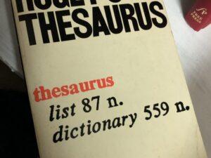 Roget's thesaurus of english words