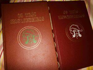 Os três mosqueteiros de Alexandre Dumas, 2 volumes