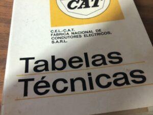 Tabelas Técnicas CEL CAT, 1972