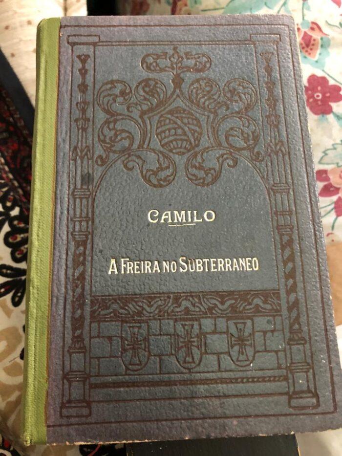"A freira no subterrâneo".Camilo Castelo Branco, Edição de Livraria Chardron, de Lello & Irmão,
