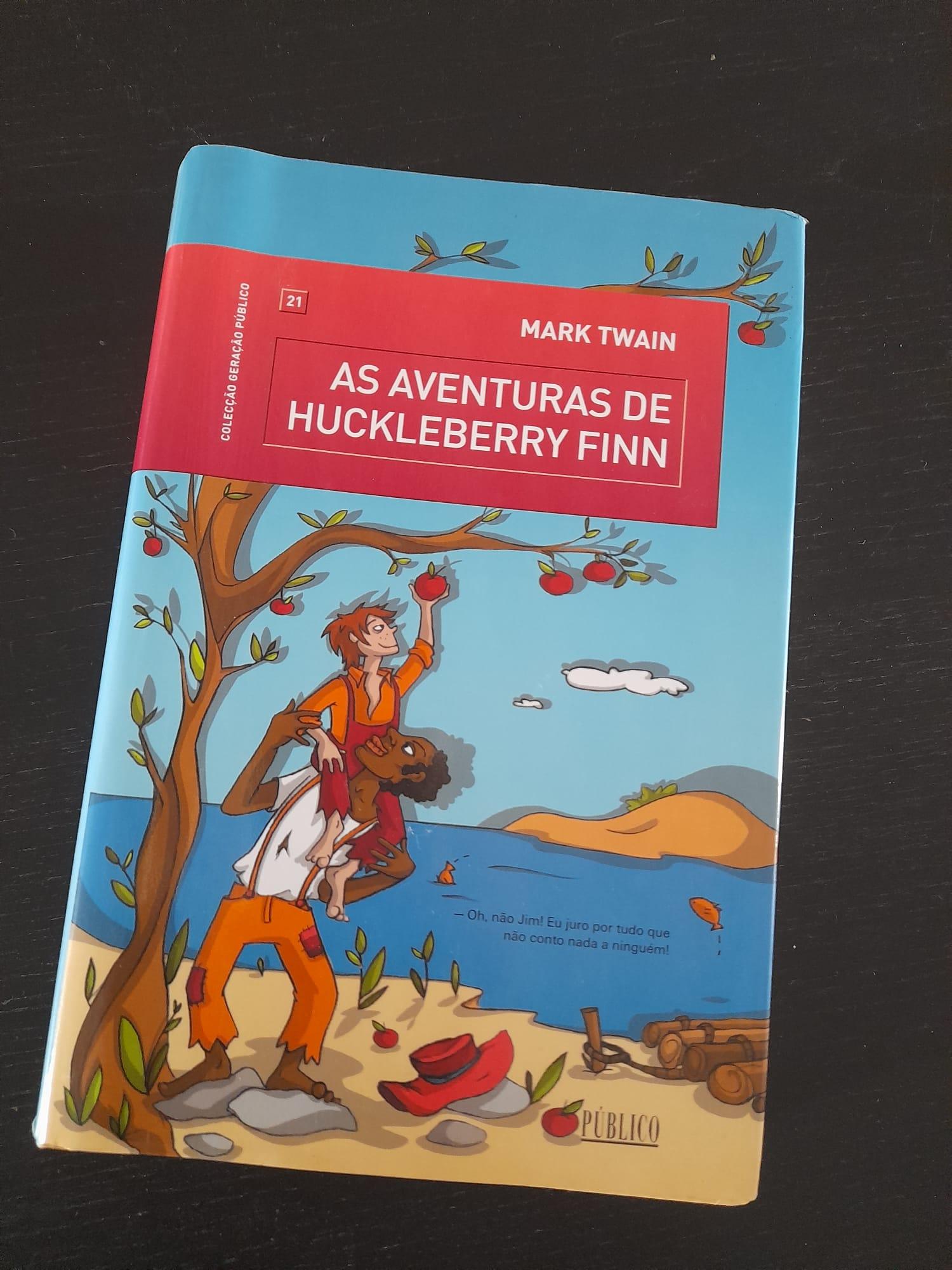 As aventuras de Huckleberry Finn de Mark Twain
